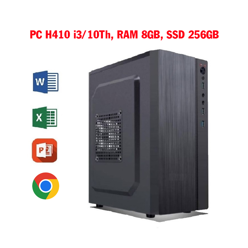 PC văn phòng Intel i3 gen 10 kèm màn hình giá rẻ