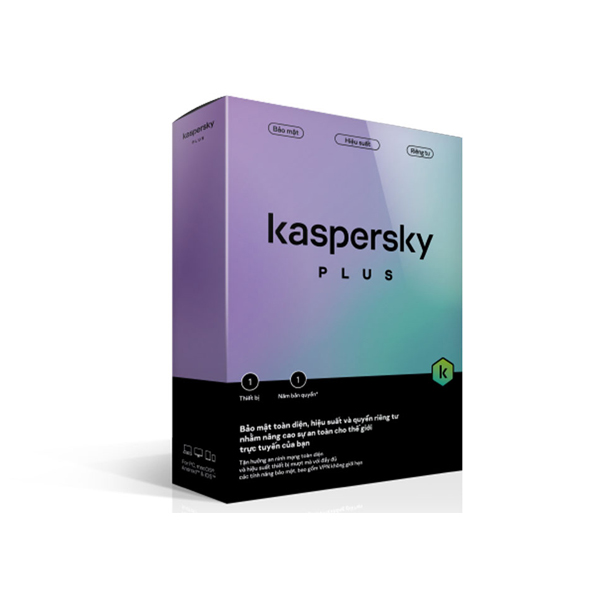 Phần mềm diệt virus Kaspersky Plus - 1 thiết bị